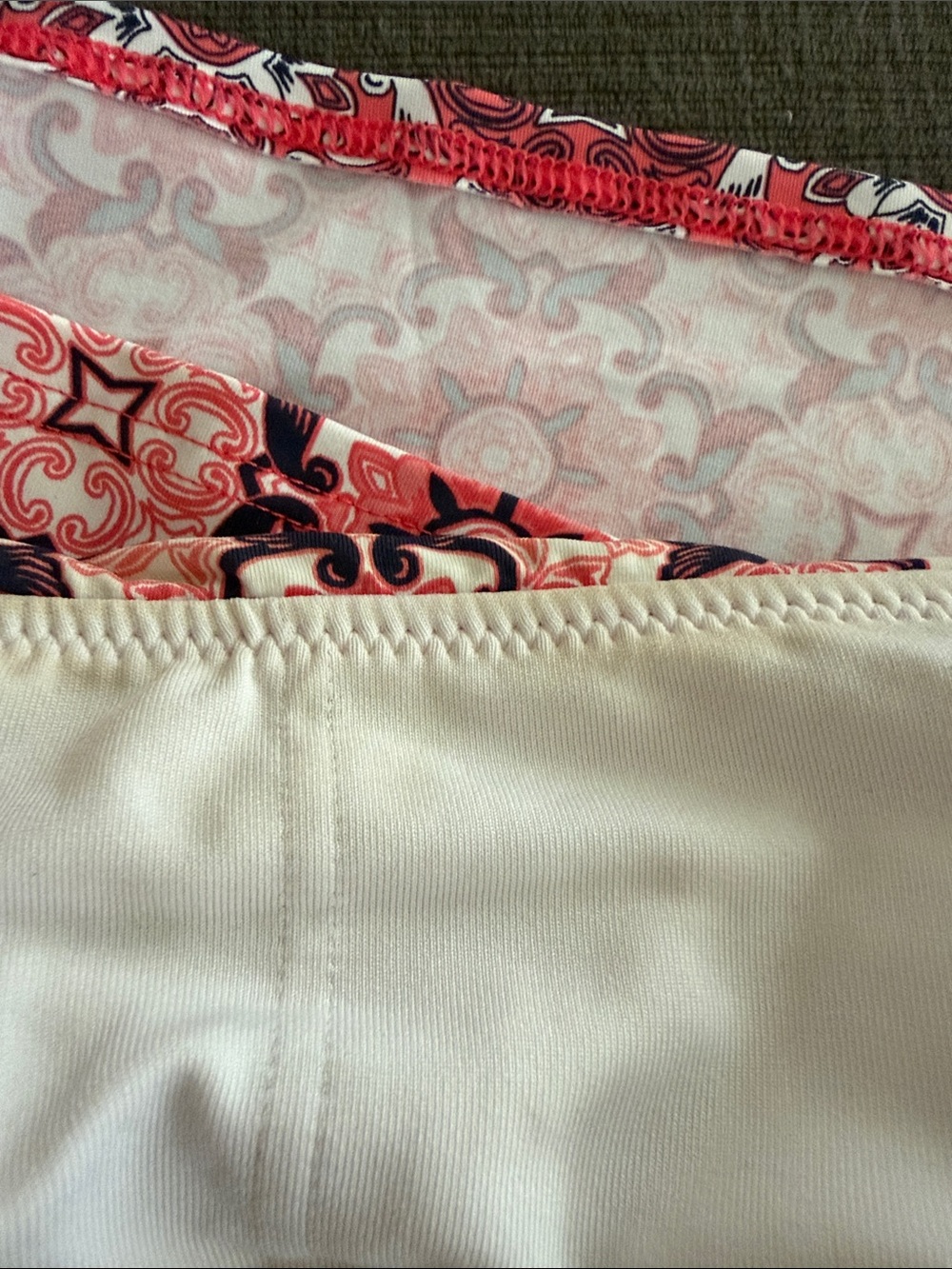 Womens LANDS’END Underwire Tankini Swim Top Size 16D - Picture 13 of 14
